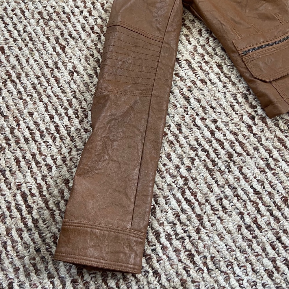 Carmin Faux Leather Jacket - Picture 5 of 15